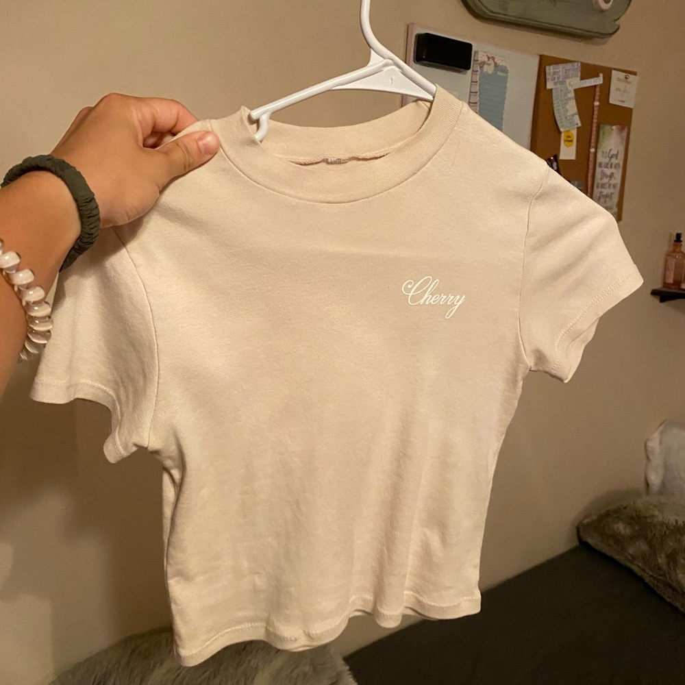 Cherry LA baby tee